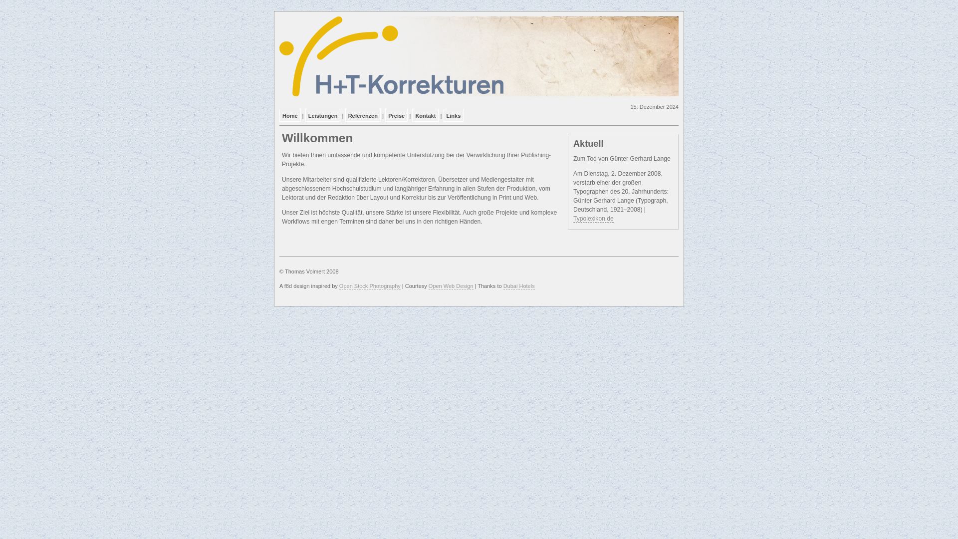 H+T-Korrekturen  Korfmacher und Volmert GbR