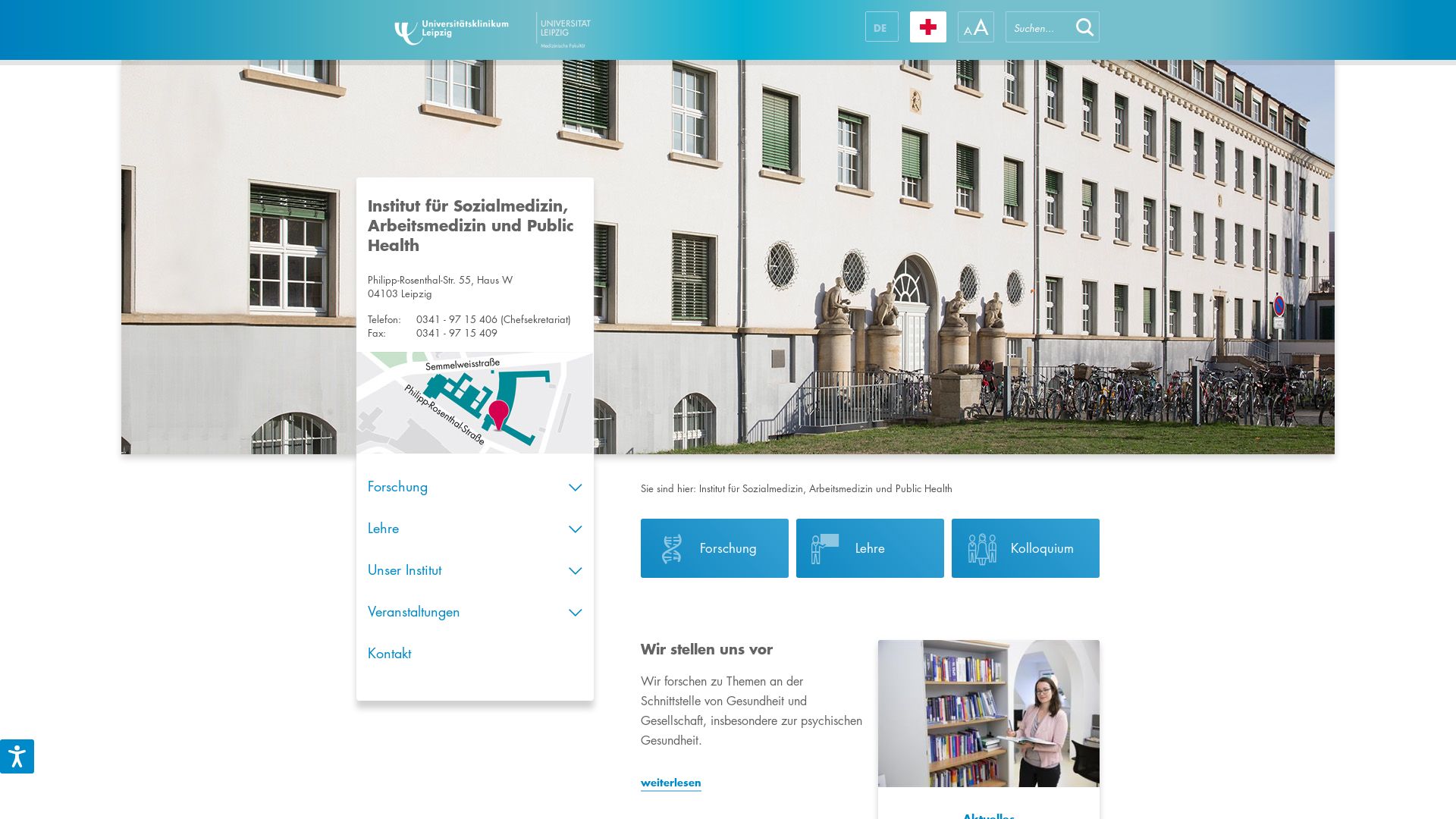 Universität Leipzig - Institut für Sozialmedizin, Arbeitsmedizin und Public Health (ISAP)