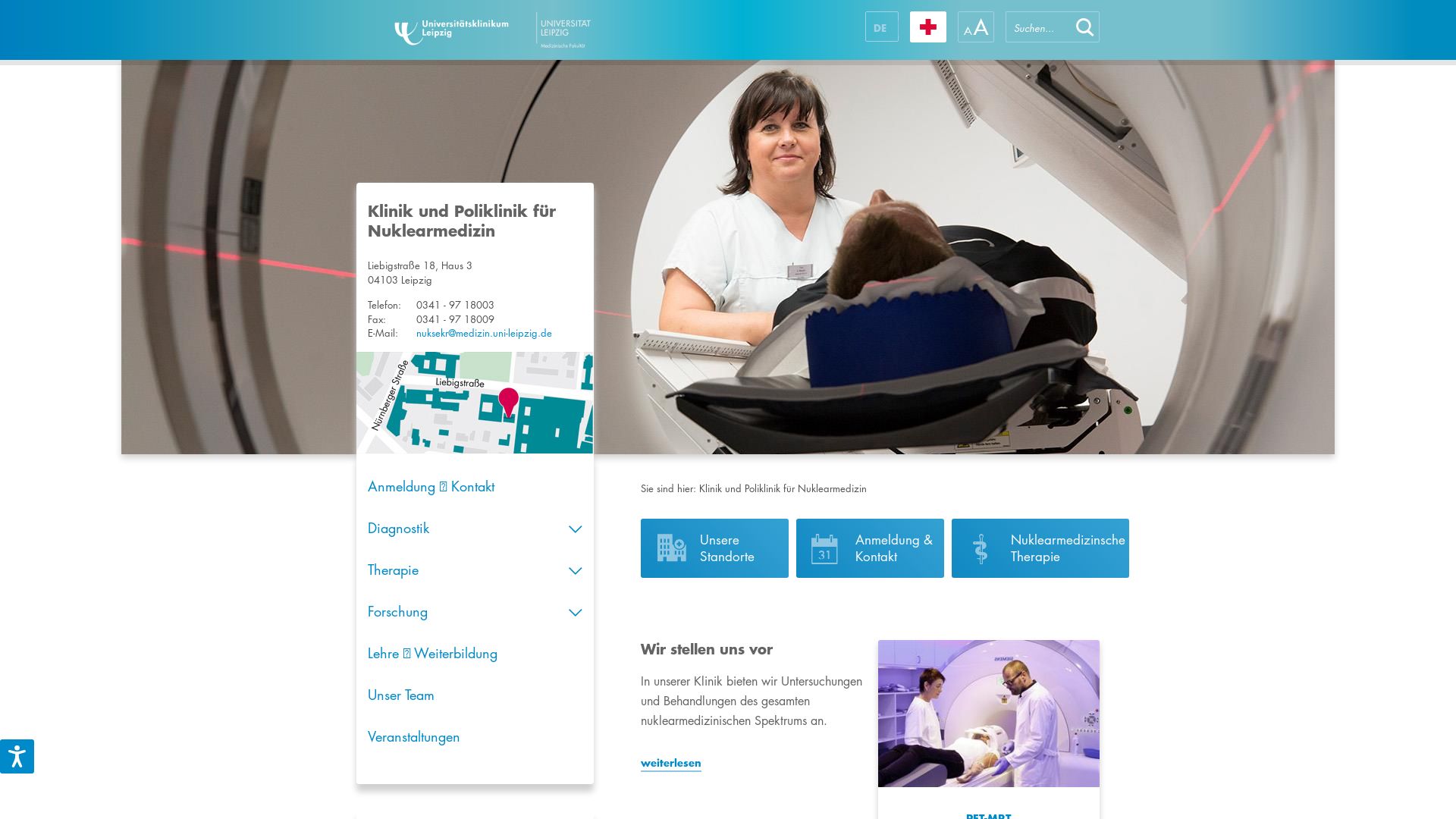 Klinik und Poliklinik für Nuklearmedizin der Universität Leipzig