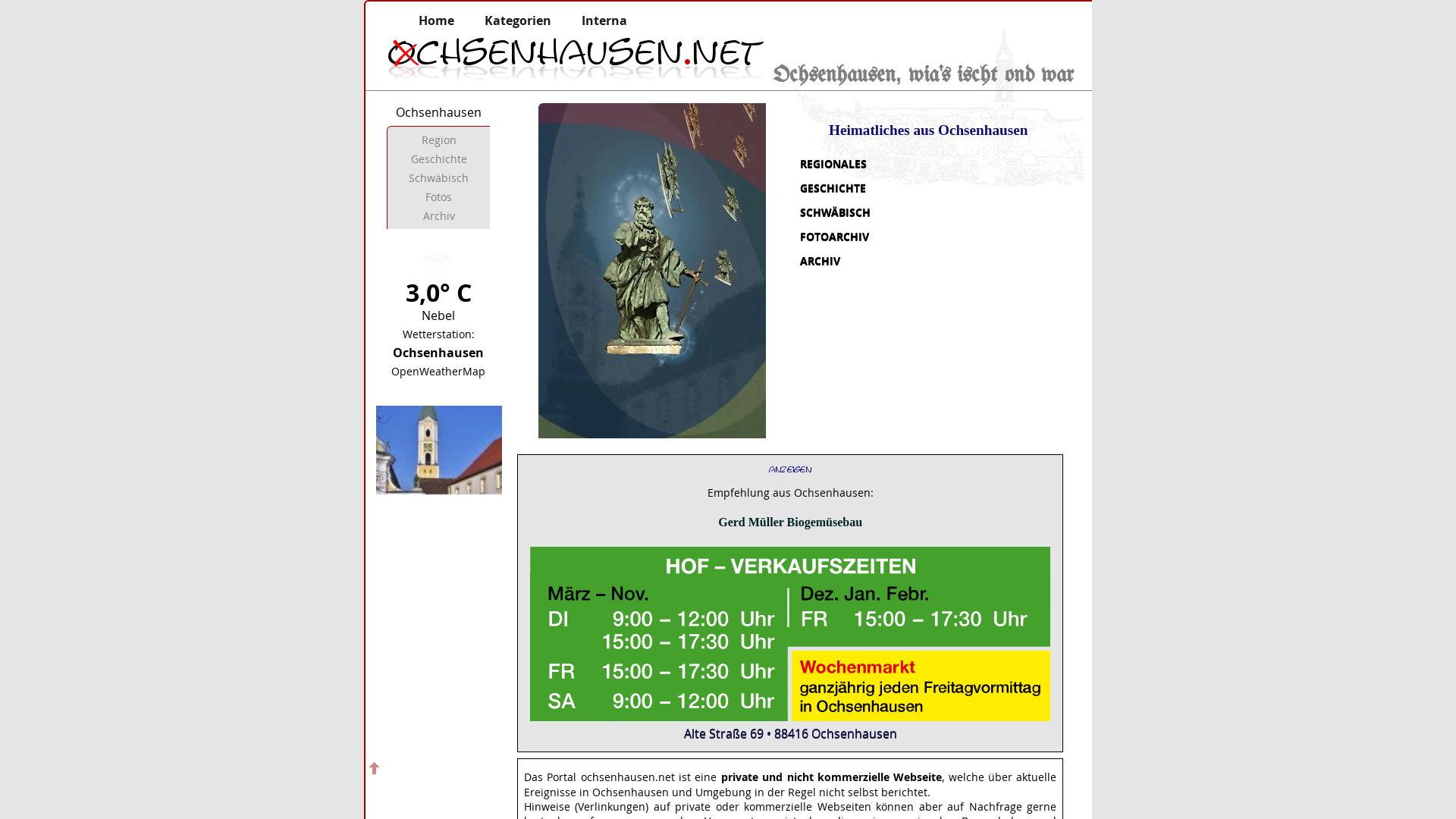Ochsenhausen.net - Portal für Ochsenhausen und Umgebung