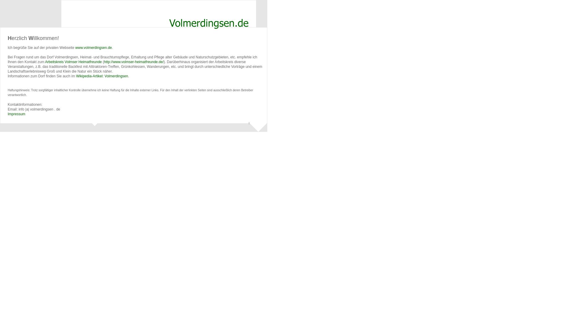 Volmerdingsen.de