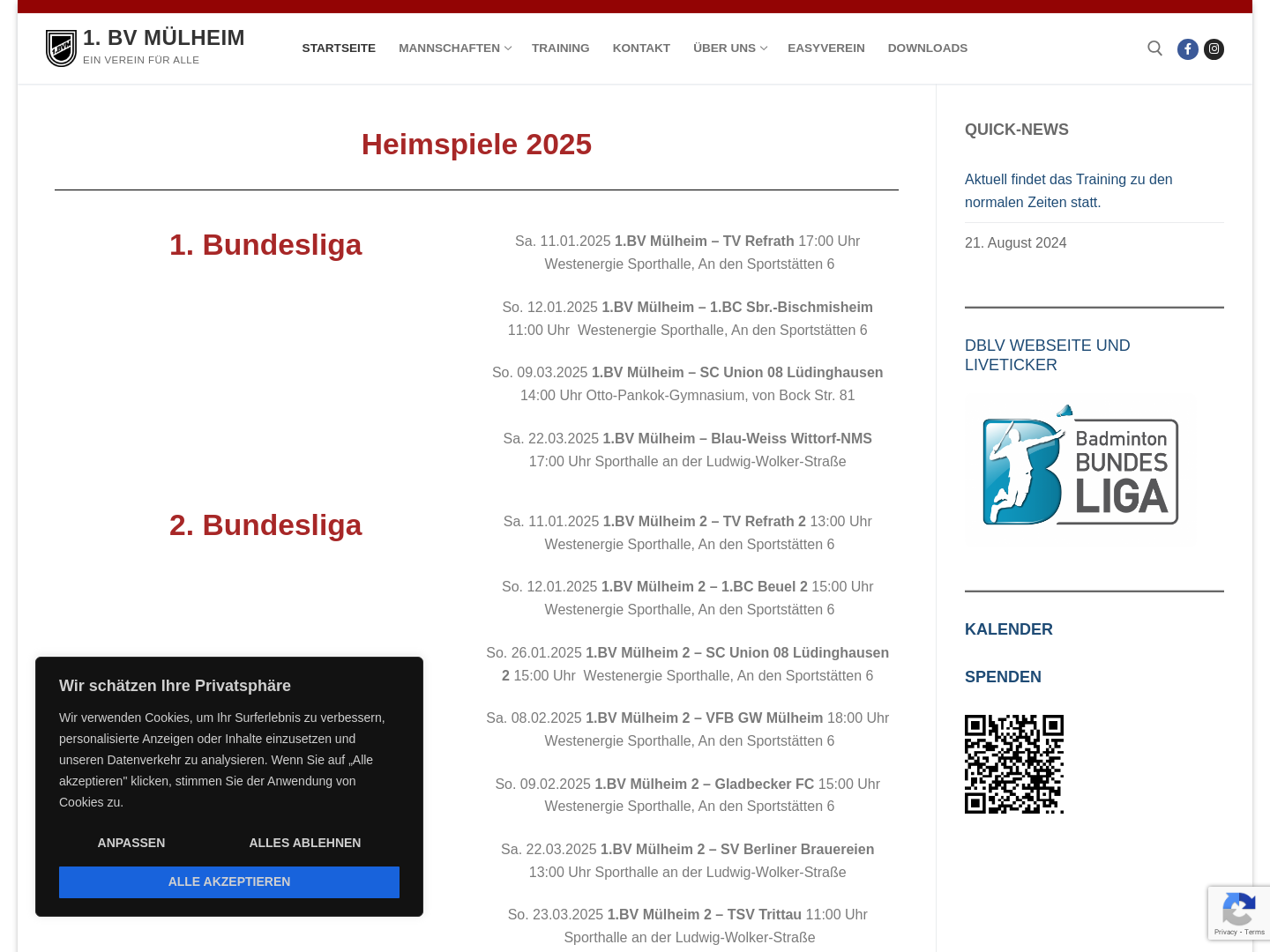 1. Badminton--Verein Mülheim an der Ruhr e.V.