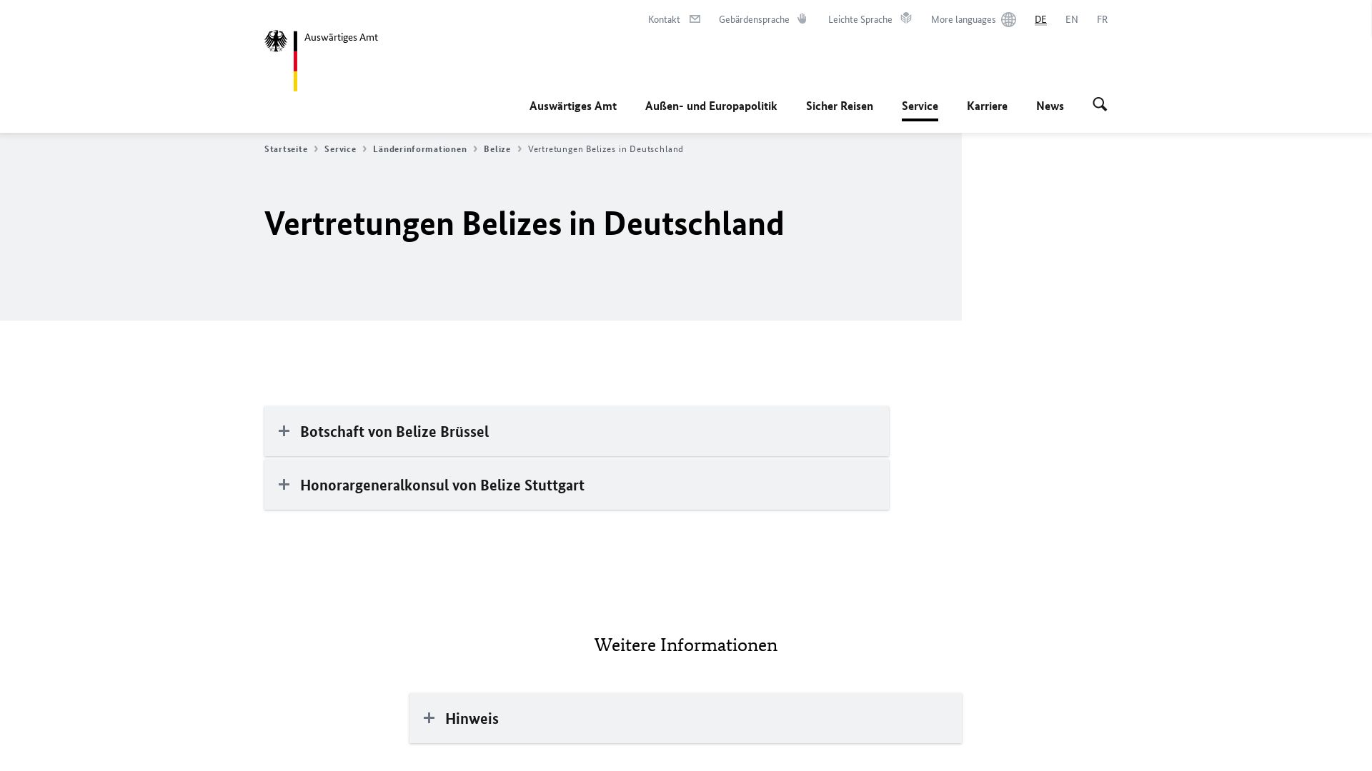 Auswärtiges Amt: Bolivien