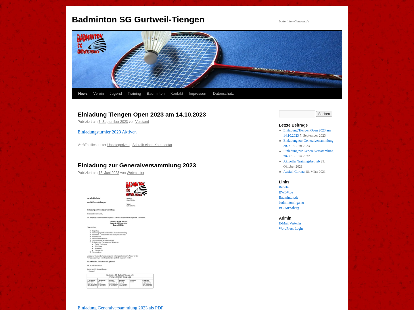 Badminton SG Gurtweil-Tiengen