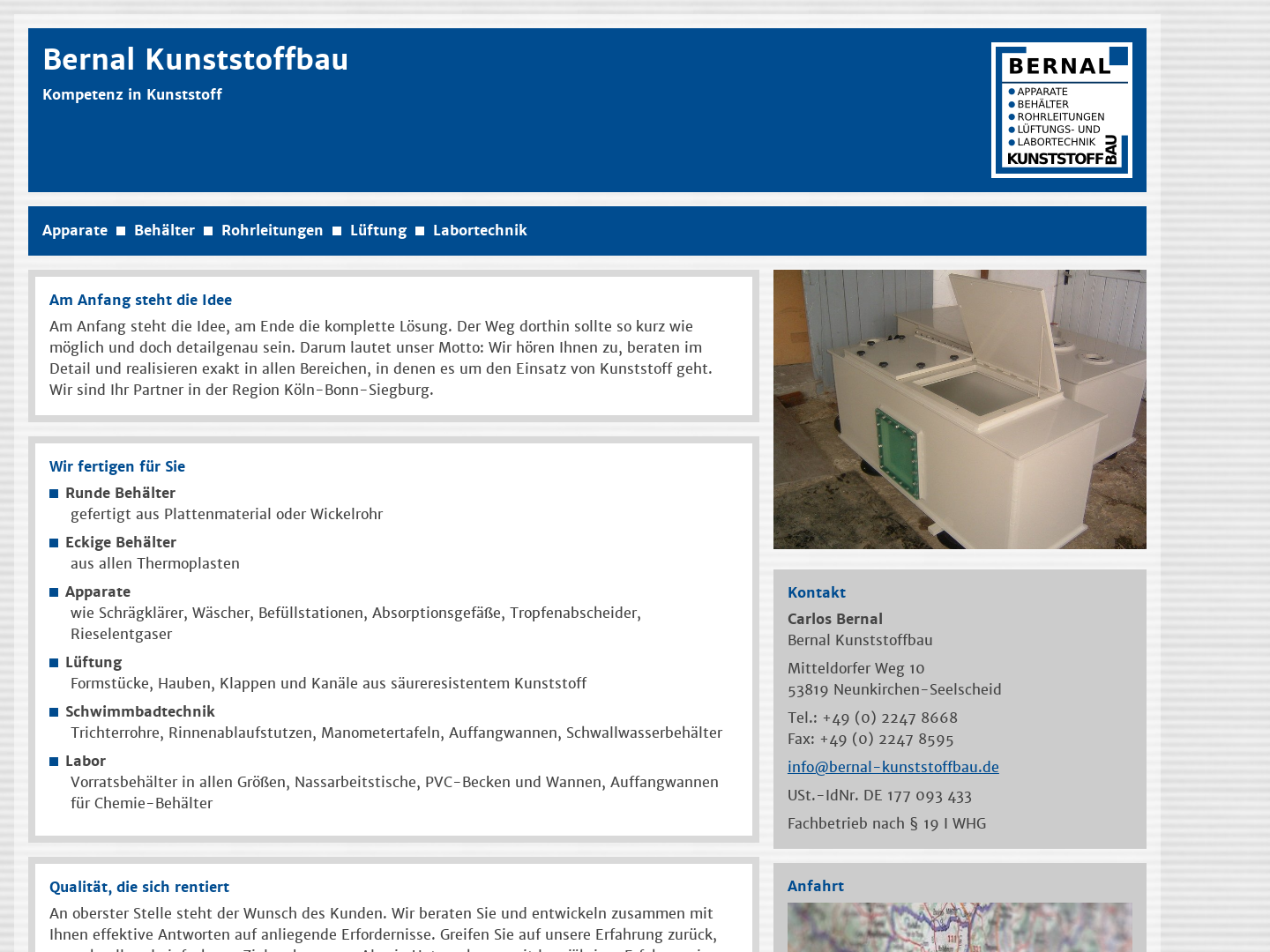 Bernal Kunststoffbau