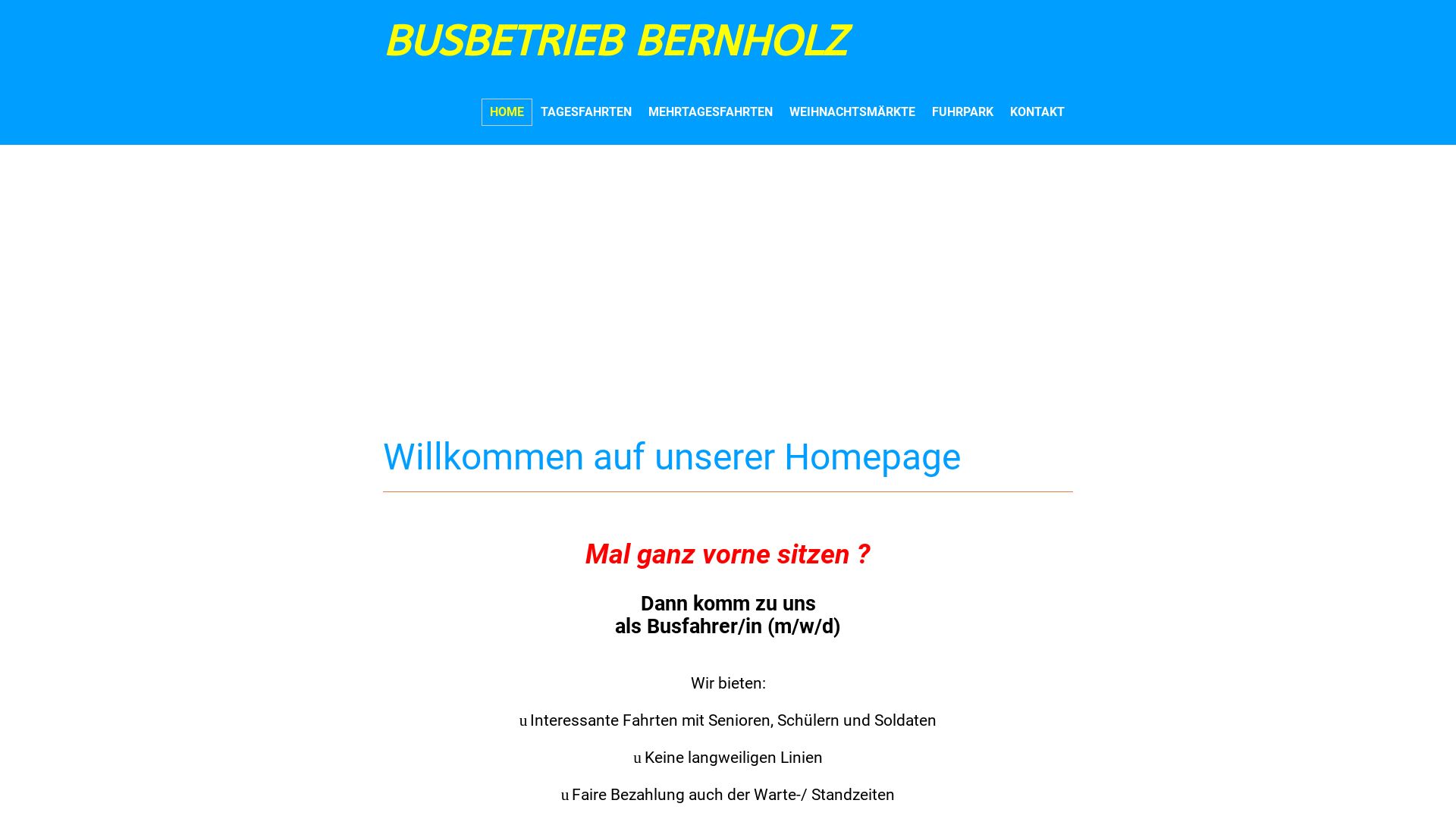 Bernholz -  Bus & Mietwagenbetrieb