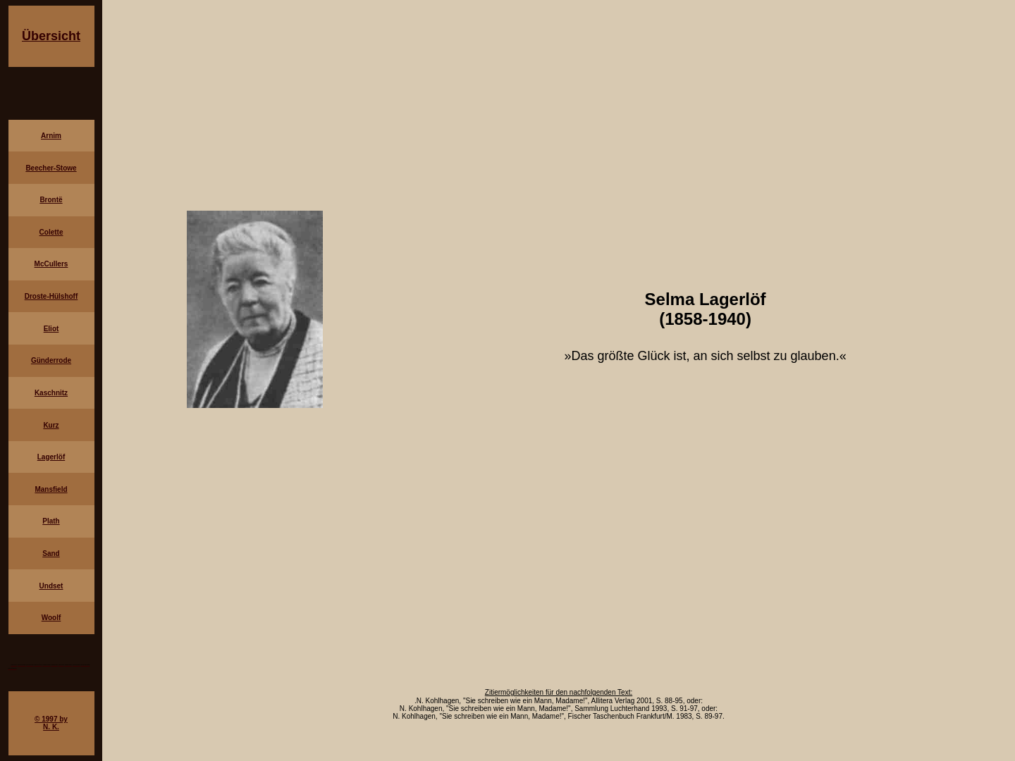 Biographien von Schriftstellerinnen