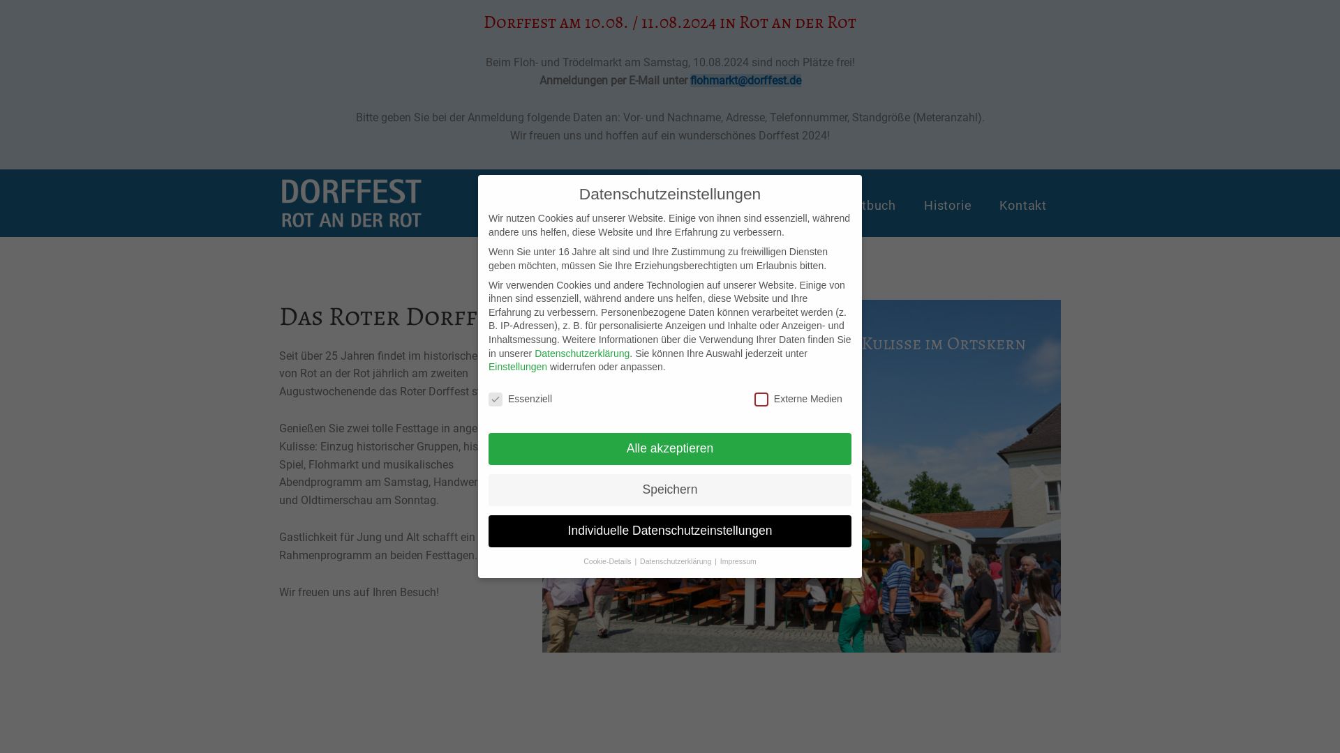 Dorffest Rot an der Rot