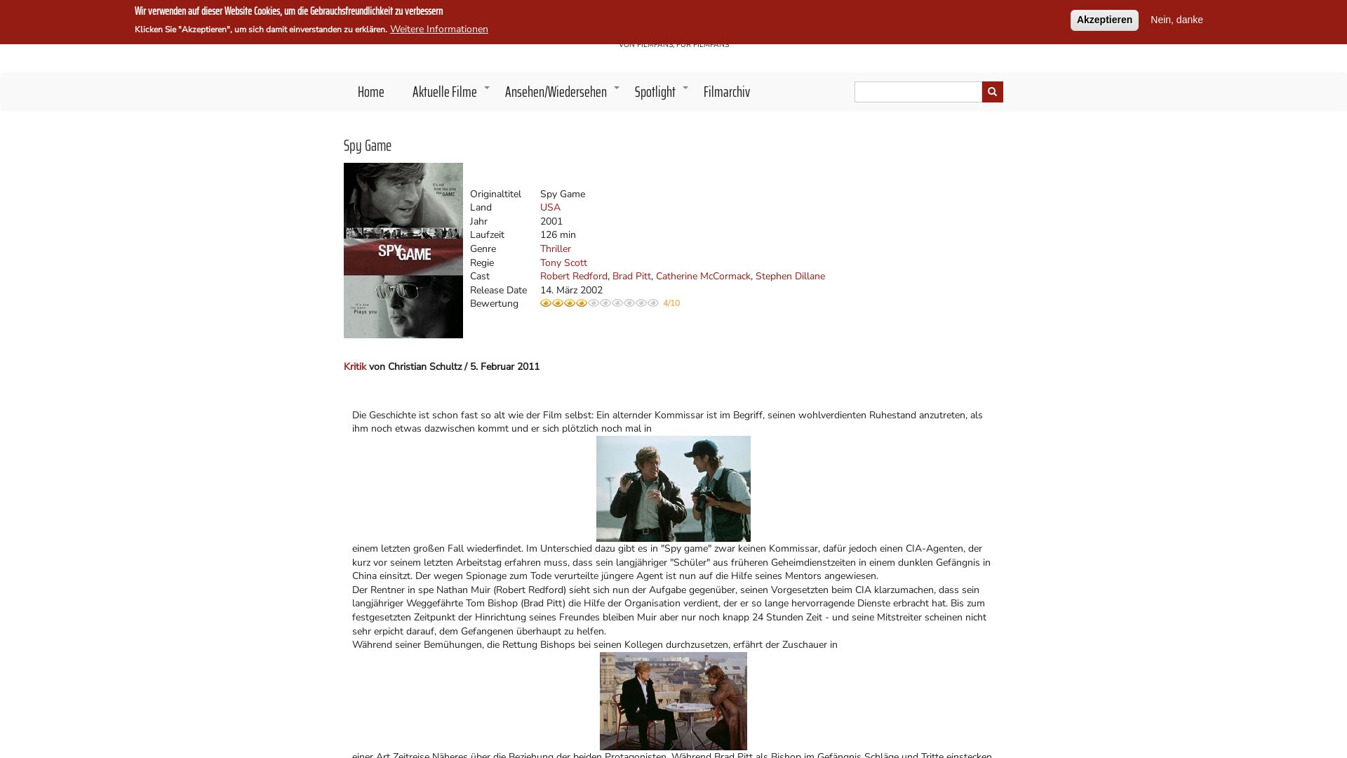 FilmSzene: Weil ich ein Mädchen bin
