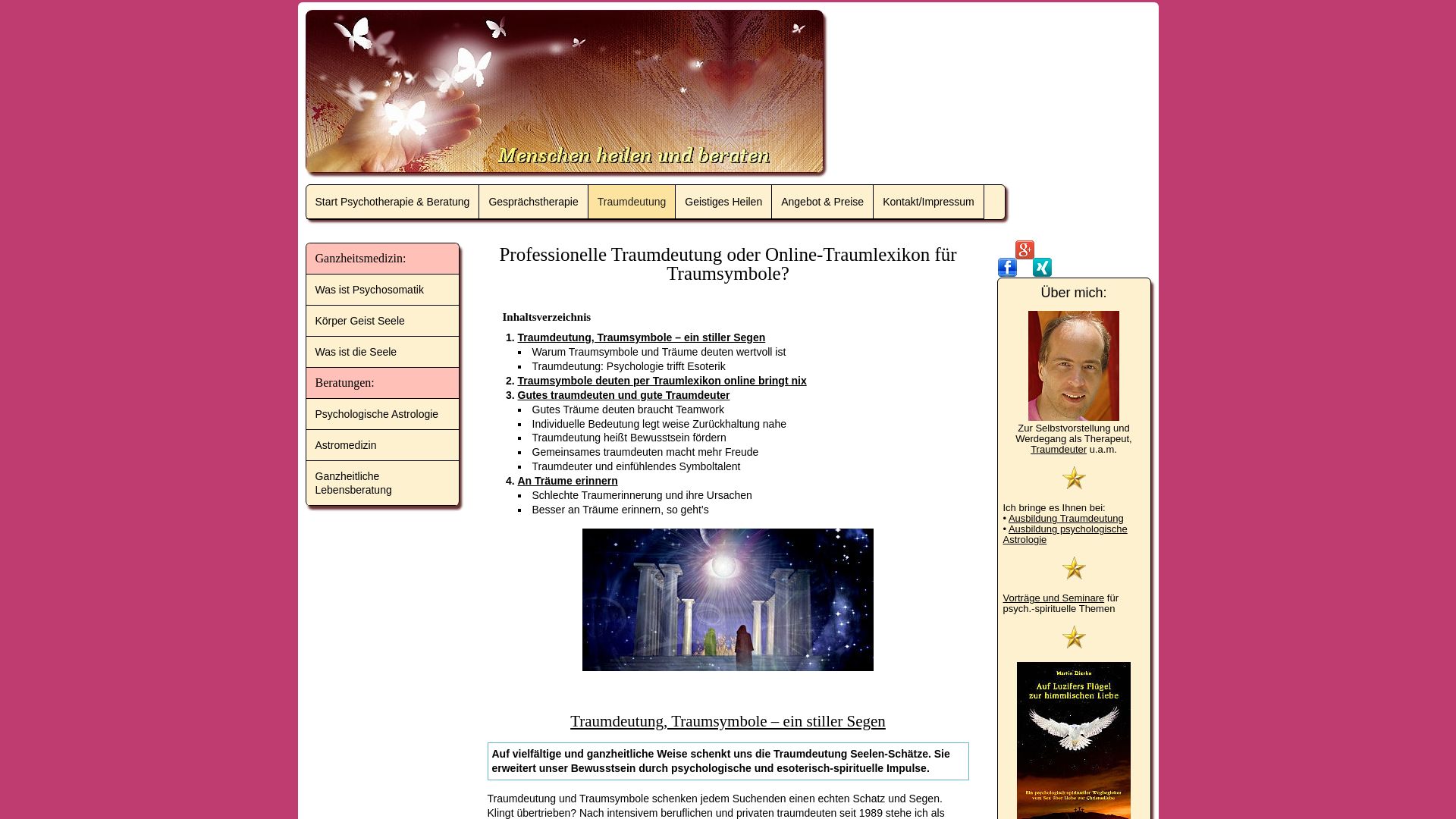 Martin Dierks - Ganzheitliche Psychotherapie und psychologische Beratung