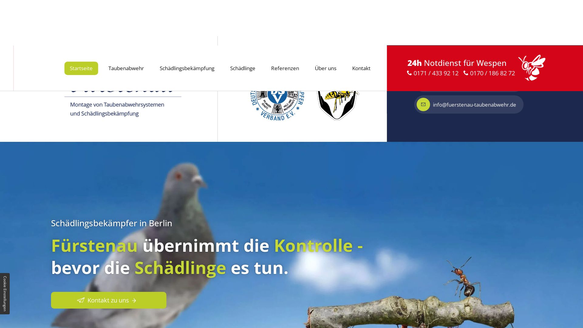 Fürstenau Taubenabwehr
