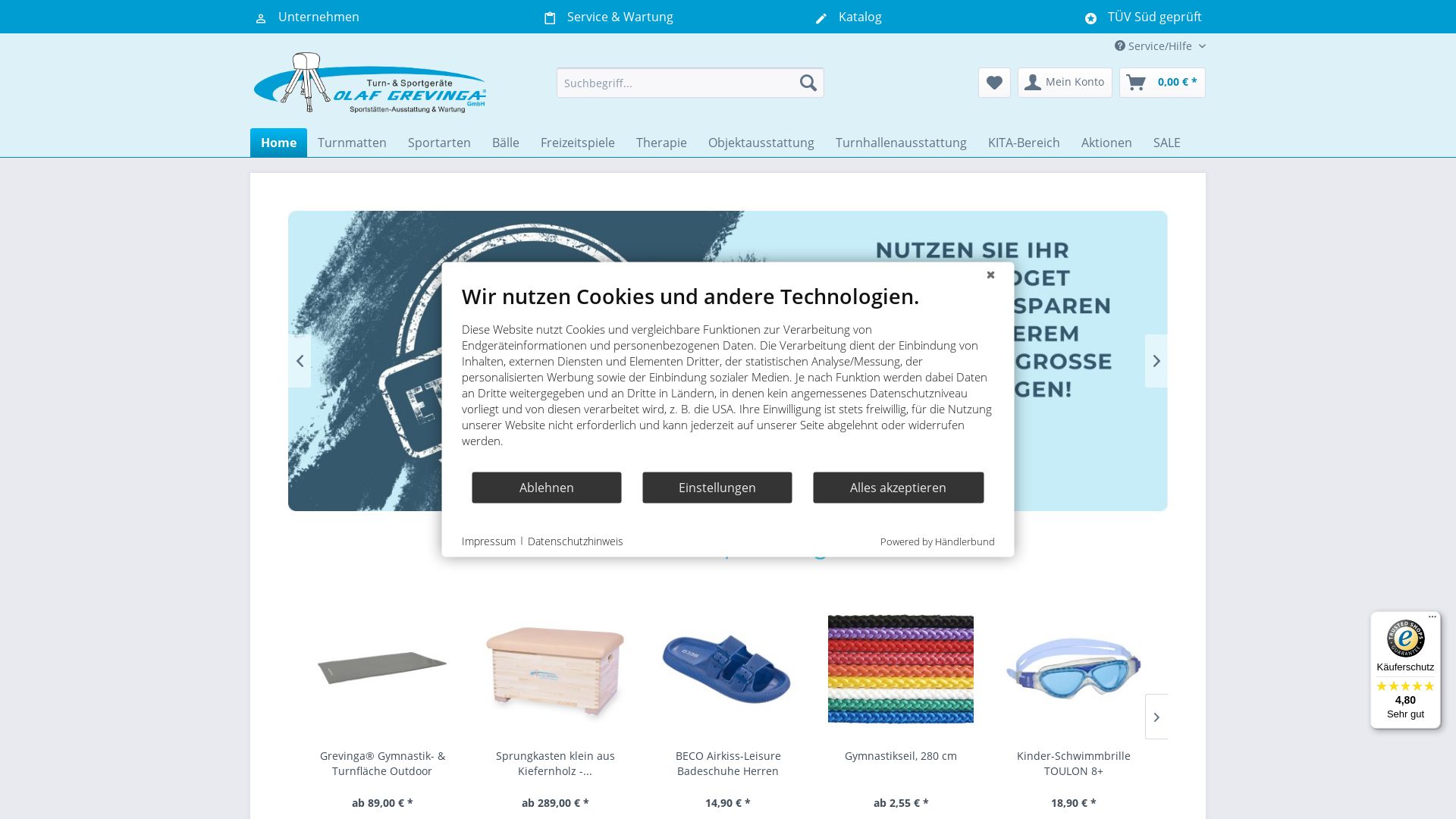 Olaf Grevinga Online-Shop