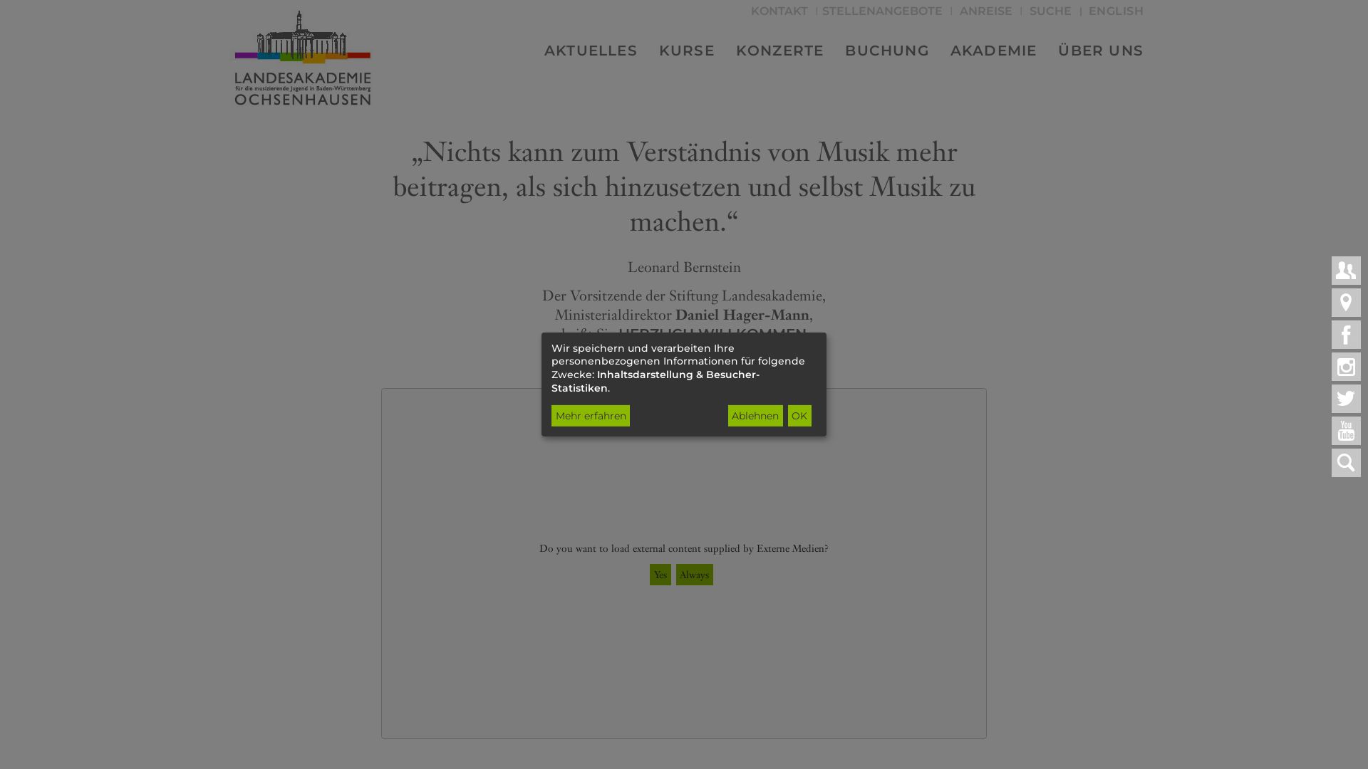 Landesakademie für die musizierende Jugend - Ochsenhausen