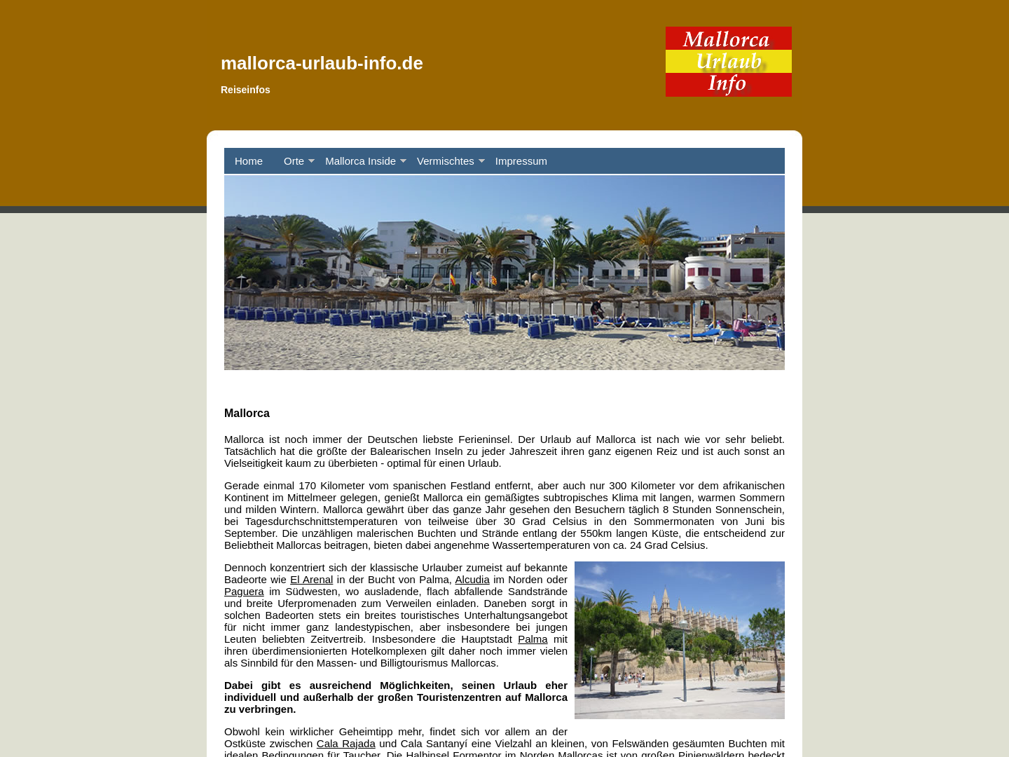 Mallorca - Urlaub - Info