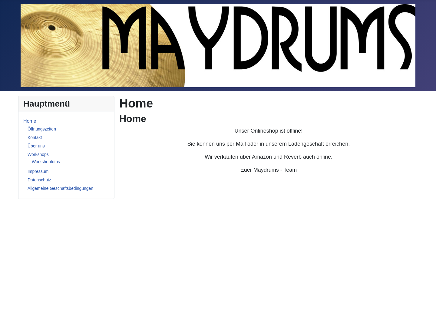 Maydrums, Martin May