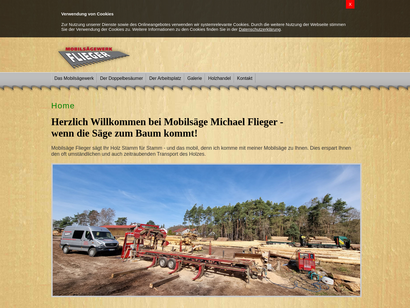 Mobilsägewerk Flieger - Inh. Michael Flieger