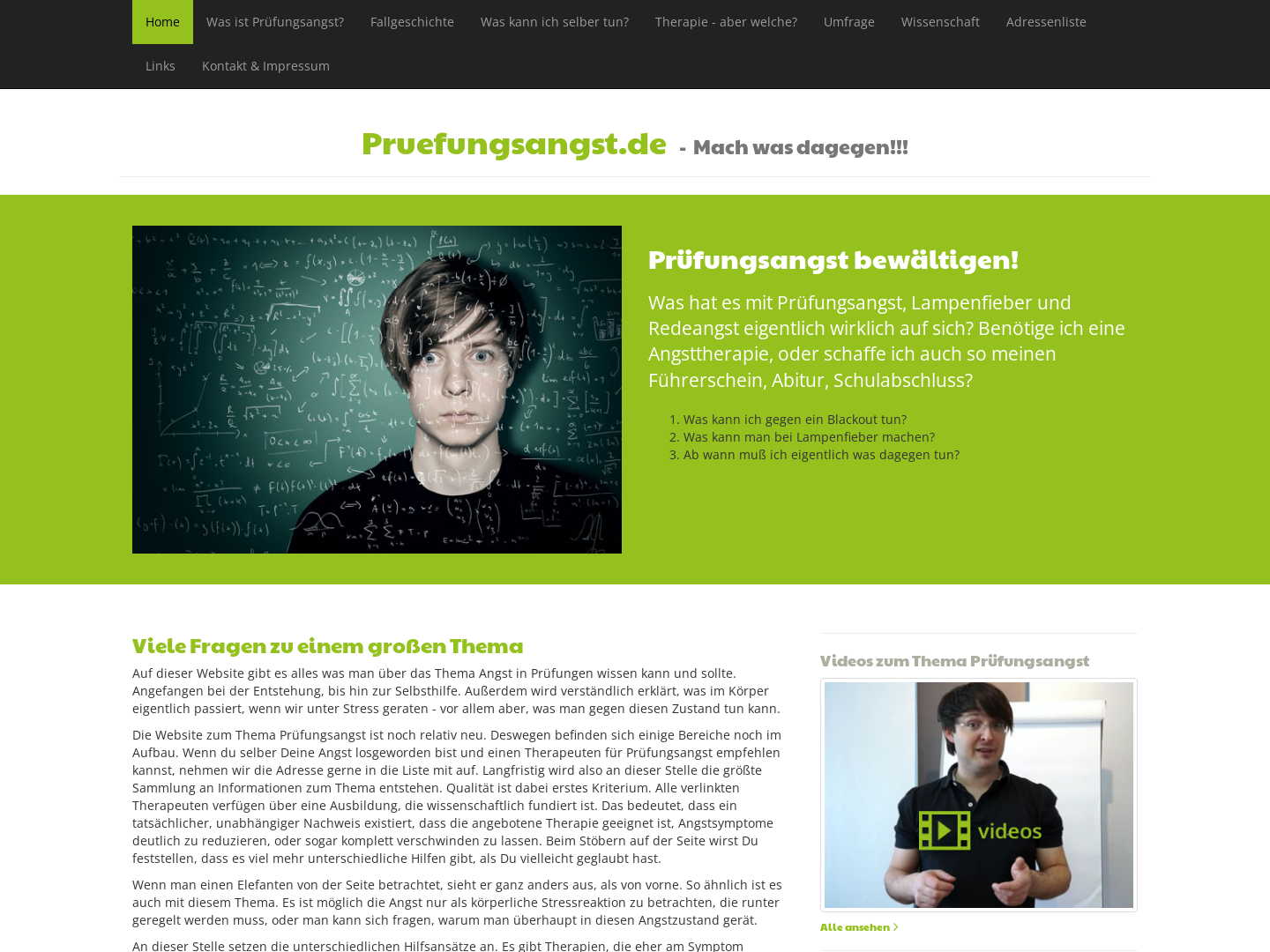 Prüfungsangst