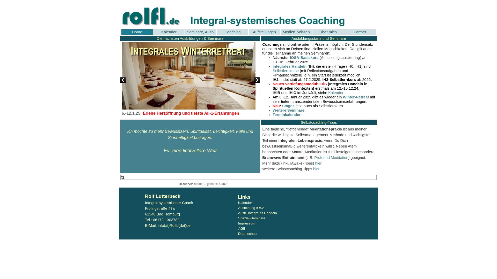 Rolf Lutterbeck, Business Coach in Bad Homburg