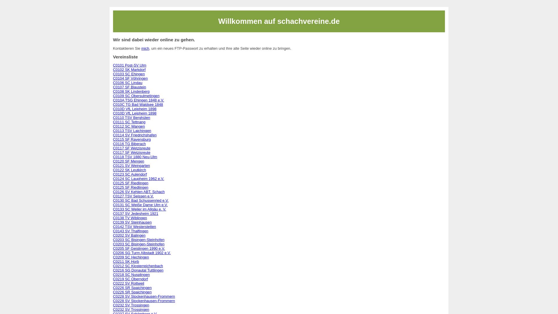 Schachvereine