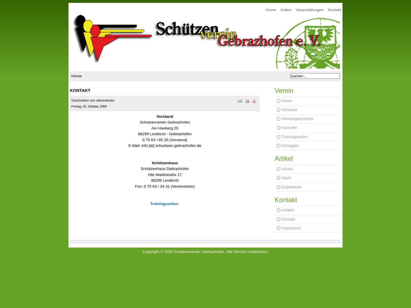 Schützenverein Gebrazhofen e.V.