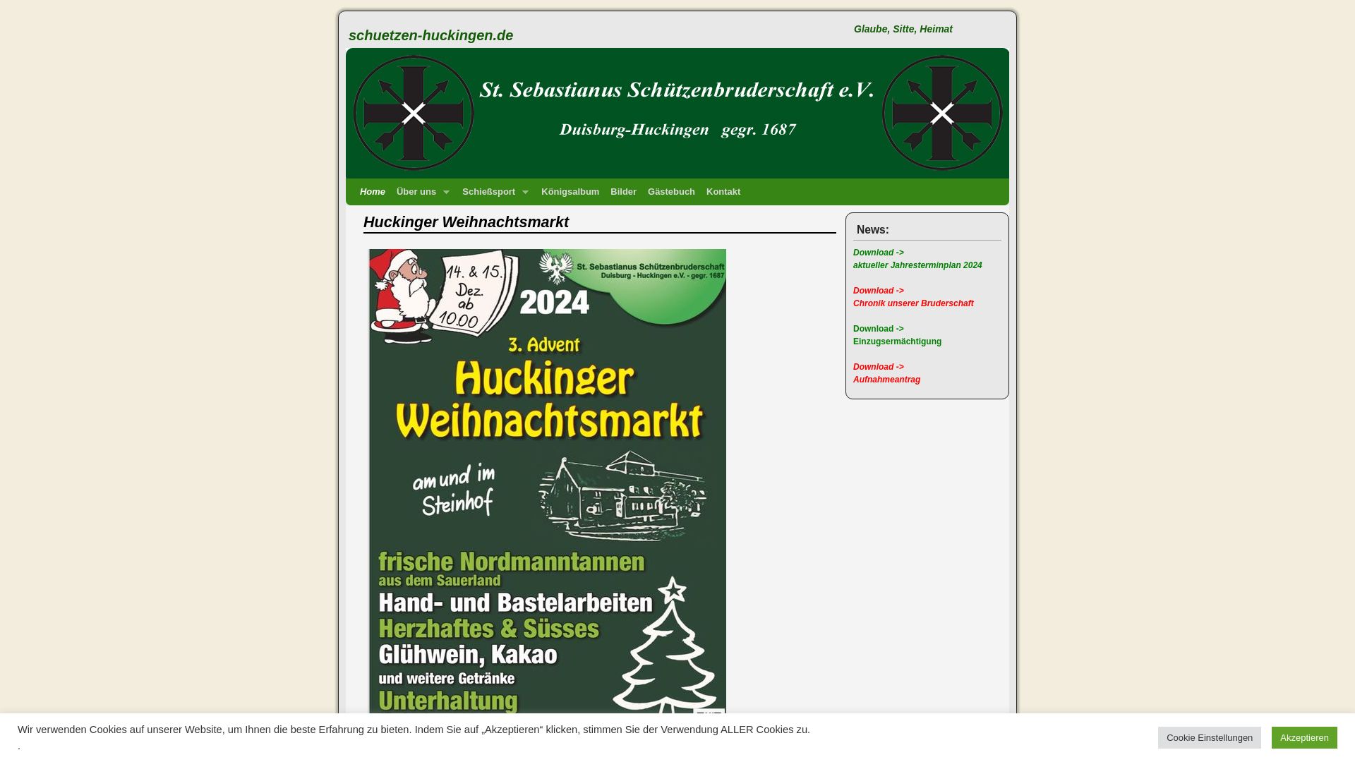 Sankt Sebastianus Schützenbruderschaft Duisburg-Huckingen von 1687 e.V.