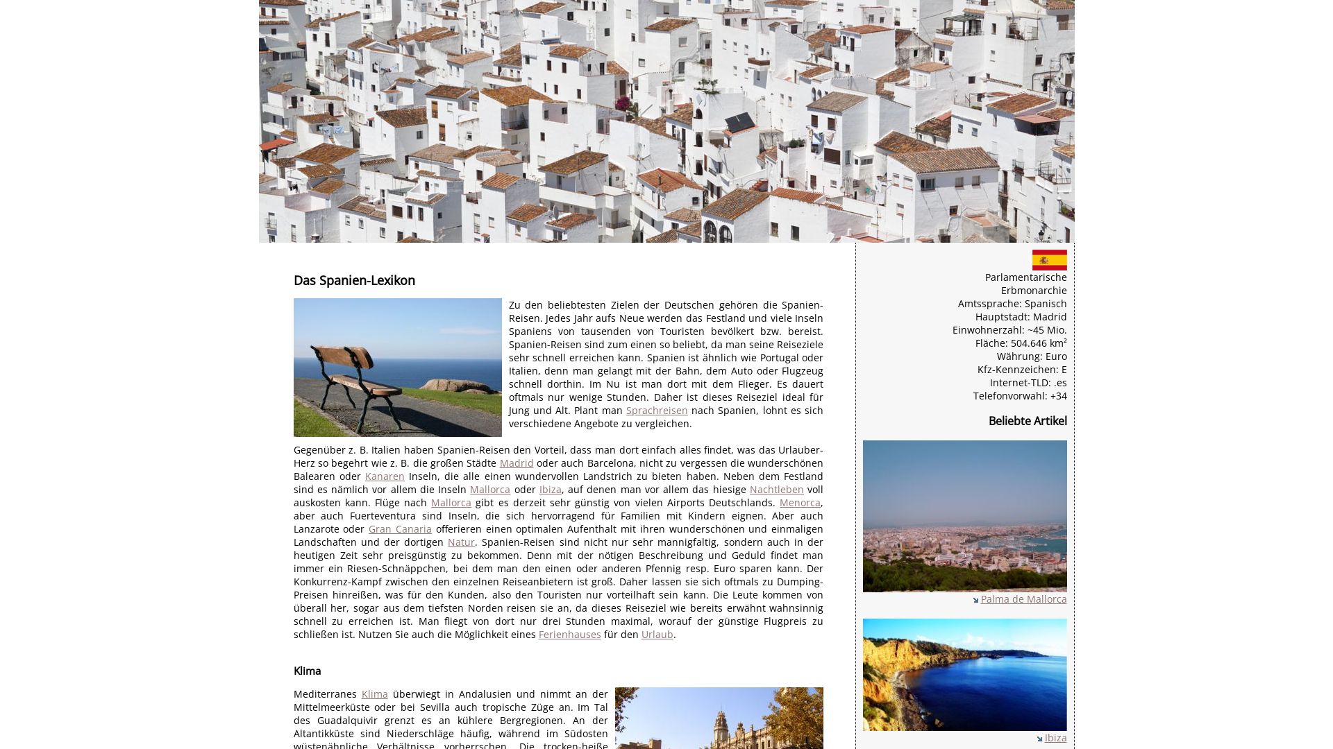 Spanien Lexikon