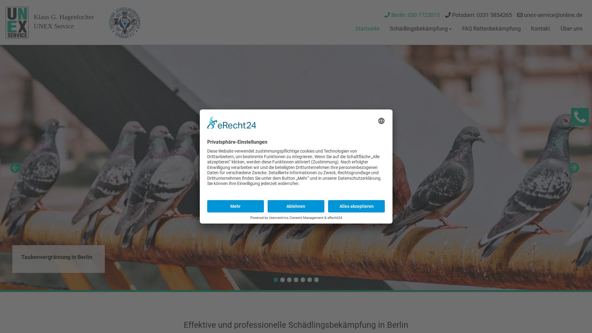 Unex Service, Klaus G. Hagenlocher