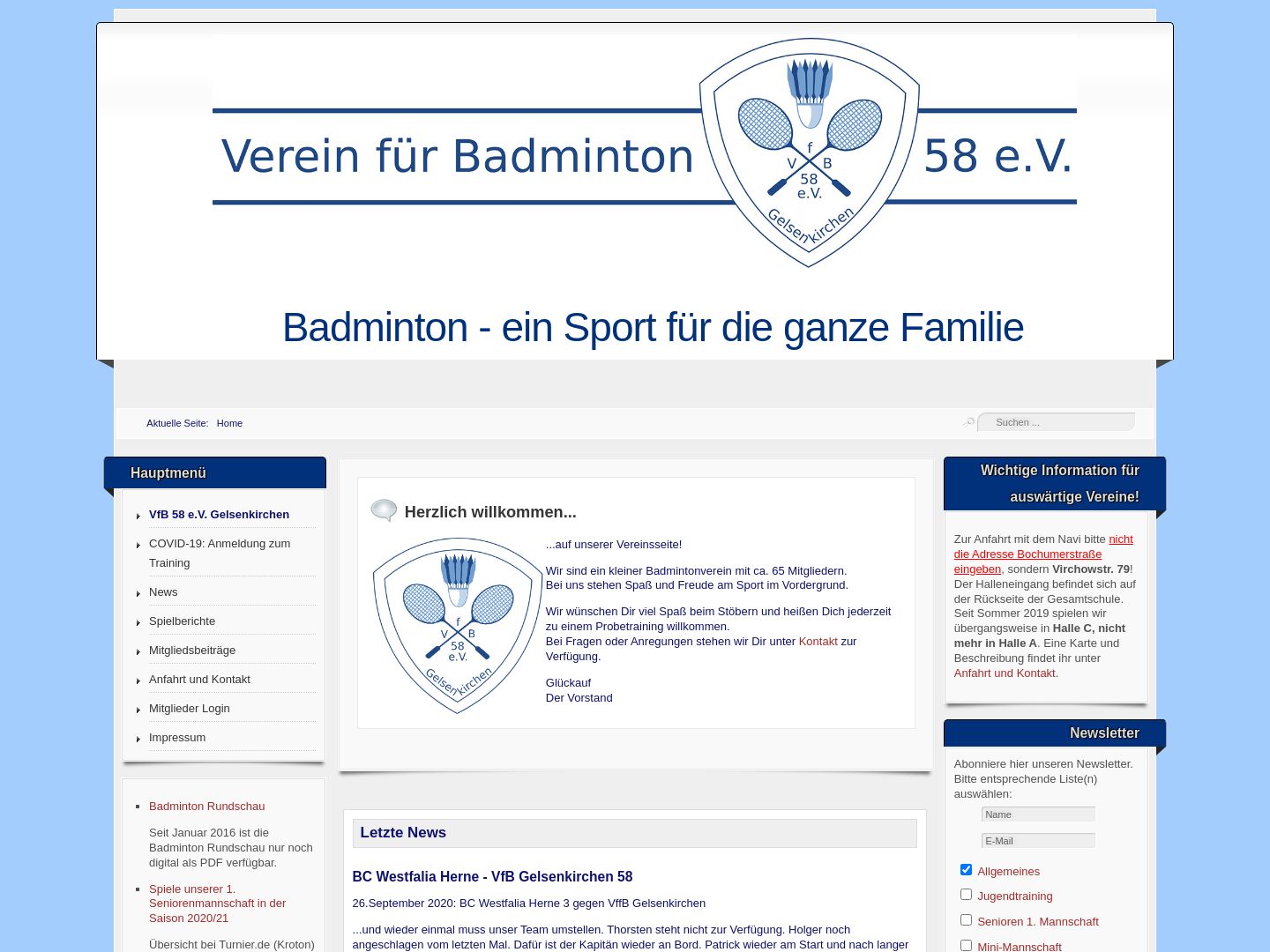 Verein für Badminton Gelsenkirchen 58 e.V.