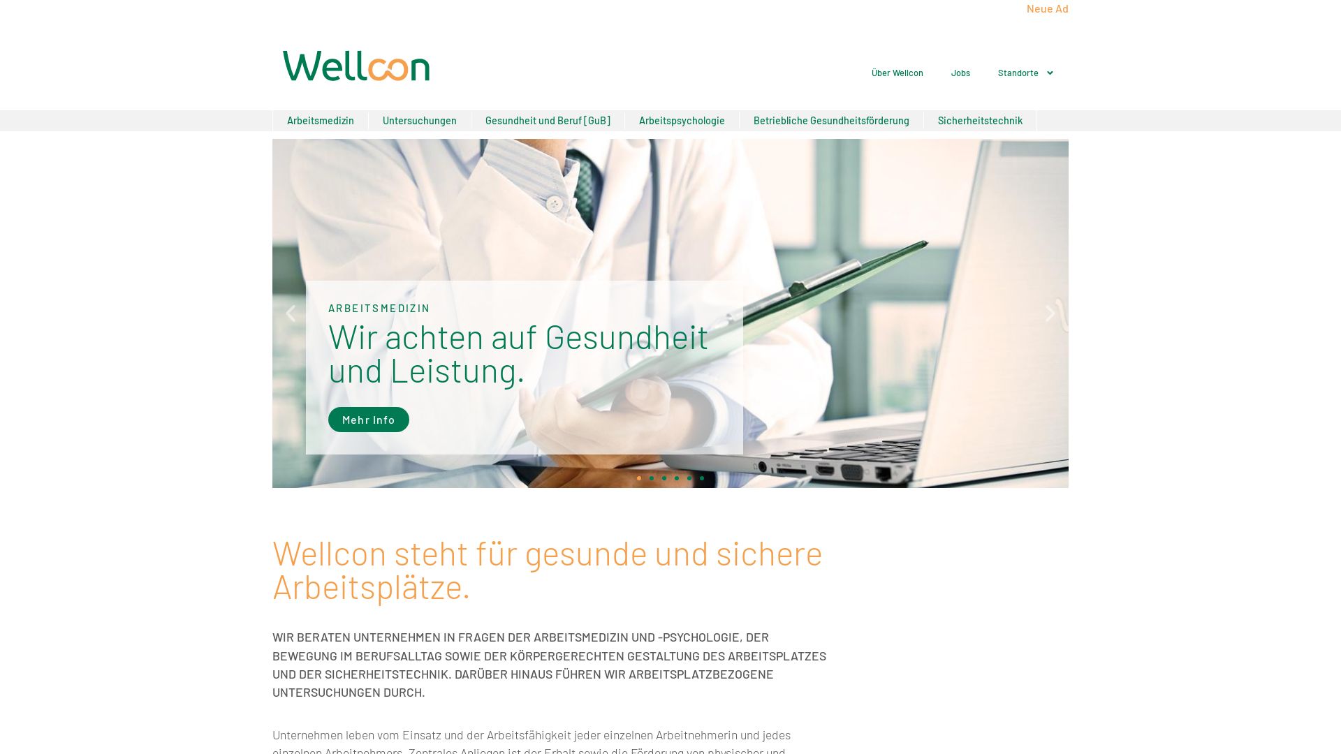 Wellcon Gesellschaft für Prävention und Arbeitsmedizin GmbH